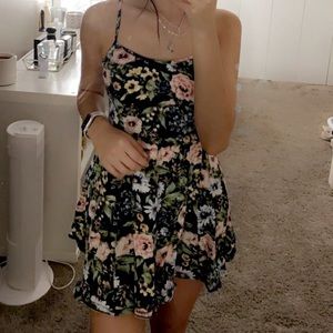 size small floral sun dress